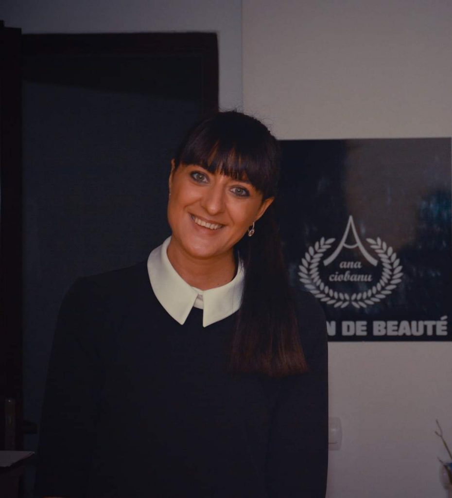 Portret Ana Ciobanu – trainer si expert international in estetica faciala