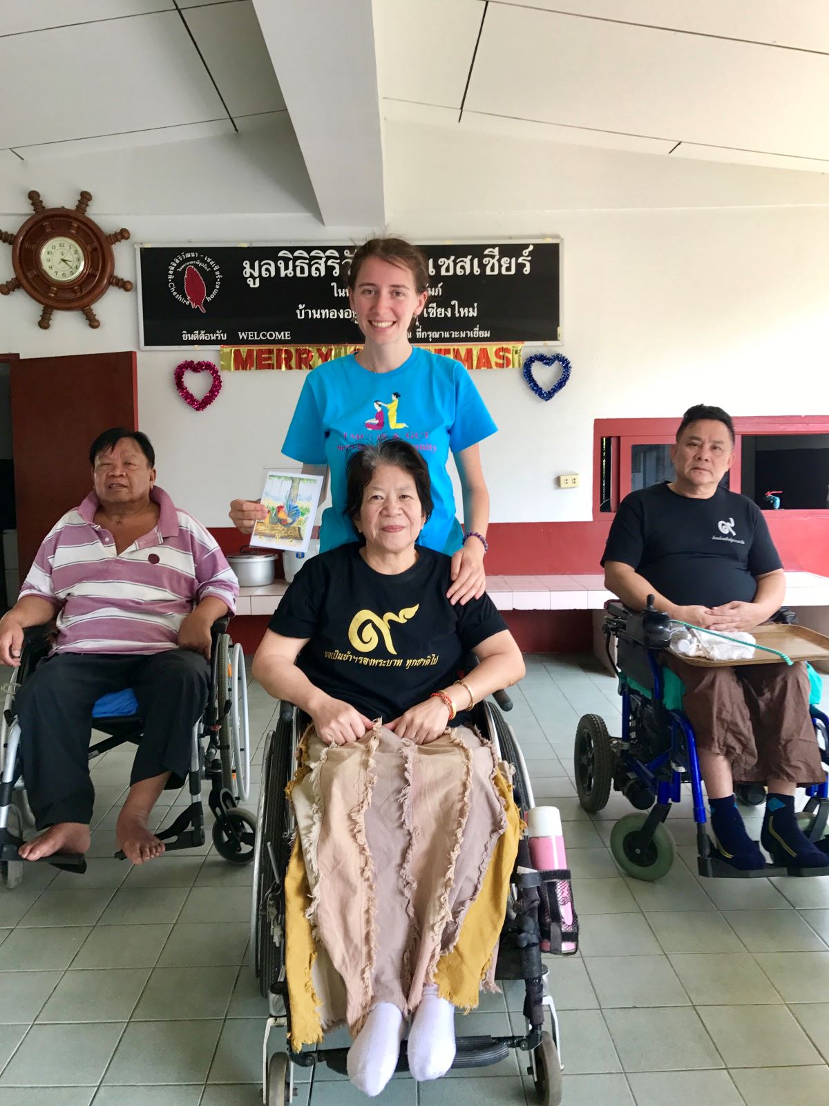 Portret Elena Nastaca / Practica in Thailanda la centru cu bătrâni cu dizabilități